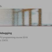 Debugging And Profiling Karakasis