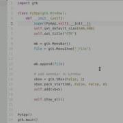 PyGtk Tutorial Menubar