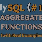 SQL Aggregate Functions COUNT AVG SUM MIN MAX SQL Full Course SQL Full Course 11