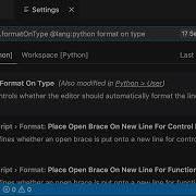 Советы по VS Code Автоматические отступы для Python