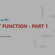 OFFSET Function In Excel Part 1