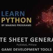 Learn Python By Making Programs Sprite Sheet Generator