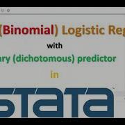Binary Binomial Logistic Regression With Continuous Predictor In STATA