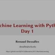 QCB Collaboratory Machine Learning With Python Day 1
