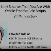 Essbase INT Function