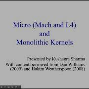 Operating System Structures Monolithic And Microkernels