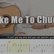 Take Me To Church Hozier Fingerstyle Guitar TAB Chords Lyrics