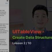 UITableView Pt 2 Create Data Model Classes To Display On UITableView UITableViewController