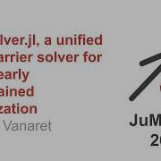 UnoSolver Jl A Unified SQP Barrier Solver For Nonlinearly Constrained Optimization Charlie Vanaret