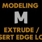 Maya Modeling Tutorial Extrude Insert Edge Loop