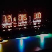 Numitron Desk Clock With IV 9 Tubes