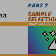 Cancha Sample Selection Tutorial