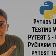 Python Unit Testing With Pytest 5 Using PyCharm To Run Pytest Tests