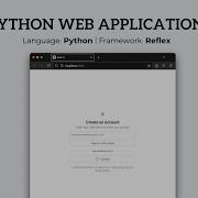 Python Web App UI Reflex Tutorial