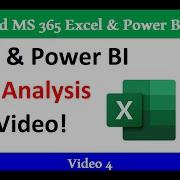 Excel Power BI Data Analysis Complete Class In One Video 4 Hours Download Files 365 MECS 04