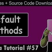 Java Interfaces Example Default Methods