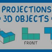 Математика GCSE 2D проекции 3D объектов экзамены 2026 27