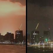 Moment Iranian Missiles Hit Tel Aviv S City Centre