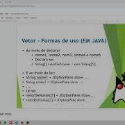 Aula 5 Array E List ArrayList Em JAVA