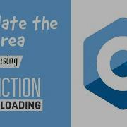 Calculate The Area Using Function Overloading