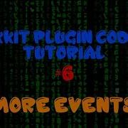 Bukkit Plugin Coding Tutorial 1 8 Event Classes Episode 6