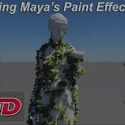 Maya Paint Effects Tutorial Growing Animated Vines Part 1