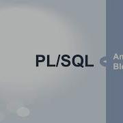 PL SQL Tutorial Anonymous Block