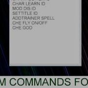 GM COMMANDS