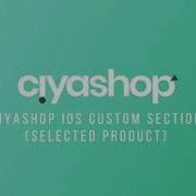 Custom Product Option Ciyashop IOS