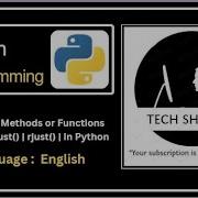 Center Ljust Rjust Method In Python Methods In Python Function In Python Python Course