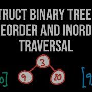 Construct Binary Tree From Preorder And Inorder Traversal LeetCode 105