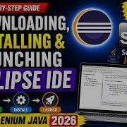 140 Загрузка установка и запуск Eclipse IDE Selenium Java 2026