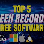 Top 5 Best FREE SCREEN RECORDING Software