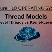 Thread Models Explained User Level Vs Kernel Level Threads Operating Systems L 10