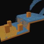 Physic Simulation Position Based Dynamics 50000 Particles
