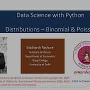 Binomial Poisson Distribution With Python