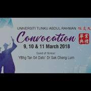 UTAR 2018 March Convocation Session 3 On 10 March 2018