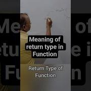 Return Type In Function In C Program Cprogramming Clanguage Code Coding Coder