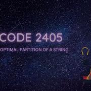 Optimal Partition Of A String Leetcode 2405