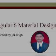 Angular 6 Material Design