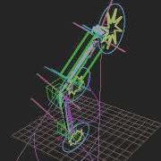 Bicycle Rear Derailleur Rig 3d Studio Max
