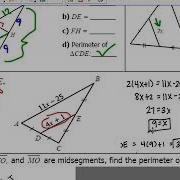 Triangle Midsegment Video