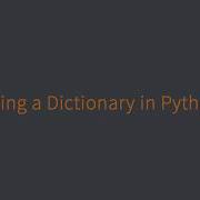 How To Create A Dictionary In Python Python Tutorial For Beginners