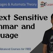 Context Sensitive Grammar And Language Lesson 79 Finite Automata Learning Monkey