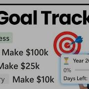 THE 1 Notion Goal Tracker For 2025 Tutorial Free Template