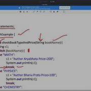 Decision Making Switch Case In Java Video 10