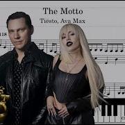 The Motto Piano Ava Max Tiësto Tutorial Ava Max Sheets Score