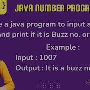 Program To Print Whether The Number Is Buzz Number In Java ICSE 9 AND 10