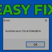 How To Fix Run Time 216 Error In Windows
