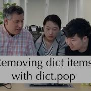 Python Standard Library Removing Dictionary Items With Dict Pop